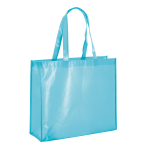 Bolsas baratas non woven con laminado brillante 110 g/m2 Colors color azul claro