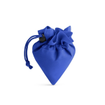 Bolsa de la compra personalizada plegable de poliéster 190T Raspberry color azul real
