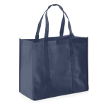 Bolsa para compra personalizada grande non-woven 80 g/m2 Maltby color azul