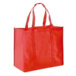 Bolsa para compra personalizada grande non-woven 80 g/m2 Maltby color rojo