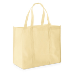 Bolsa para compra personalizada grande non-woven 80 g/m2 Maltby color beige
