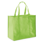 Bolsa para compra personalizada grande non-woven 80 g/m2 Maltby color verde claro