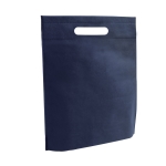 Bolsa económica non-woven con asa troquelada 80 g/m2 Minimart color azul