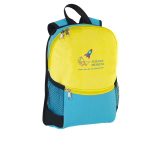 Colorida mochila para niños personalizada KidsColor color azul claro imagen con logo