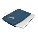Funda para ordenador portátil con logo en softshell 14'' BasicStyle color azul imagen con logo