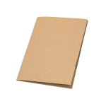 Carpeta portafolios promocional de cartón 400g/m2 A4 Eco Basic color natural