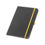 Libretas personalizadas con gomas de colores A5 hojas a rayas ColorMatch color amarillo