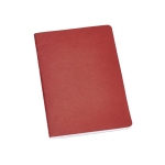 Cuaderno personalizado barato de cartón A5 hojas a rayas Journal Color color rojo