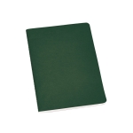 Cuaderno personalizado barato de cartón A5 hojas a rayas Journal Color color verde