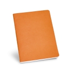 Cuaderno personalizado barato de cartón A5 hojas a rayas Journal Color color naranja
