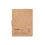 Libreta de cartón con notas y adhesivos para publicidad Sticky Basic color marrón segunda vista