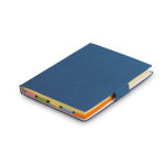 Libreta de cartón con notas y adhesivos para publicidad Sticky Basic color azul