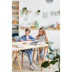 Libreta de cartón con notas y adhesivos para publicidad Sticky Basic vista bodegón