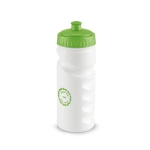 Bidones personalizados baratos de plástico sin BPA 530ml Grip color verde claro imagen con logo