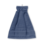 Toalla personalizada de golf con gancho de metal 430 g/m2 Club color azul tercera vista