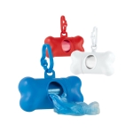 Portabolsas en forma de hueso personalizadas con logo Canina Bone varios colores