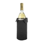 Enfriador de botellas de vino personalizado con tu logotipo Chef color negro