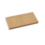 Elegante llavero personalizado de corcho con un toque de metal Cork color natural en caja