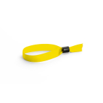 Pulsera para eventos de raso suave y brillante con cierre de seguridad