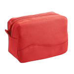 Neceser clásico barato de microfibra para tus promociones Pocket color rojo