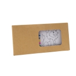 Caja con 8 lápices de cera y 8 cartones con dibujo Colortime color marrón