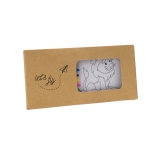 Caja con 8 lápices de cera y 8 cartones con dibujo Colortime color marrón en caja tercera vista