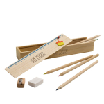 Estuche de madera con diversos accesorios para dibujar Woody vista principal