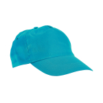 Gorras personalizadas baratas para niños con cierre velcro Kidscolor color azul claro