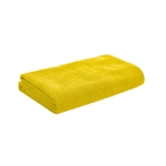 Toalla de playa de microfibra para clientes 250 g/m2 Beachclub color amarillo