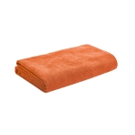 Toalla de playa de microfibra para clientes 250 g/m2 Beachclub color naranja