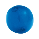Pelota de playa personalizada transparente de colores Mini color azul
