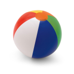 Pelota de playa hinchable en multicolor hecha de PVC opaco