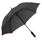 Elegante paraguas automático negro con reborde a color Ø104 Rainstorm color rojo