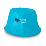 Gorro estilo Panamá de poliéster ideal para los días de calor imagen con logo