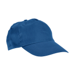 Gorra para publicidad barata de poliéster con velcro 160g/m2 Basic Style color azul real