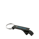 Llavero abridor personalizado barato de aluminio en color Aluhandle