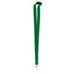 Lanyard personalizado de 2 cm con cierre de seguridad BasicStyle Plus color verde