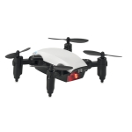 Dron plegable con cámara para regalar a clientes Pocketwing color blanco tercera vista