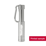 Linterna con mosquetón y logo iluminado con LED Logolight Clip