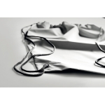 Mochilas de cuerdas reflectantes para publicidad Urban Reflex color plateado tercera vista