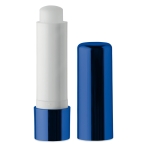 Bálsamo labial personalizado con envase efecto metálico FPS 15 UVStick color azul