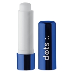Bálsamo labial personalizado con envase efecto metálico FPS 15 UVStick color azul vista principal