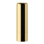 Bálsamo labial personalizado con envase efecto metálico FPS 15 UVStick color dorado segunda vista