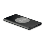 Cargador inalámbrico y powerbank de 4.000 mAh Powercard Chargepad color negro