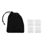 Set de cubitos de hielo metálicos en bolsa Set Cubitos Ice color negro tercera vista