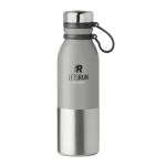 Botella termo personalizada antigoteo bicolor 600ml DoubleTwist color gris vista principal
