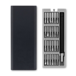 Set de herramientas con 24 destornilladores de precisión Magnet color negro tercera vista
