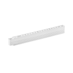 Metro de carpintero plegable personalizado Carpenter 2M color blanco