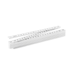 Metro de carpintero plegable personalizado Carpenter 2M color blanco segunda vista