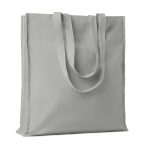Bolsa de algodón con asas largas reforzadas 140 g/m2 Eco Max Colour color gris